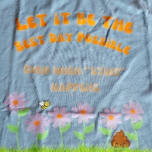 Light Blue Graphic Tee NWT